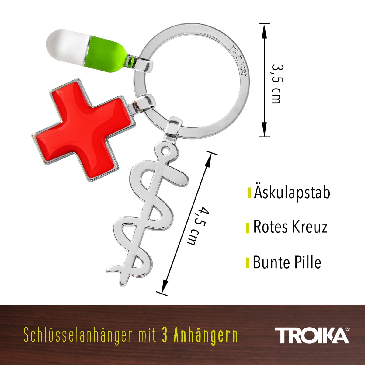 Llavero Troika diseño Medicina 7