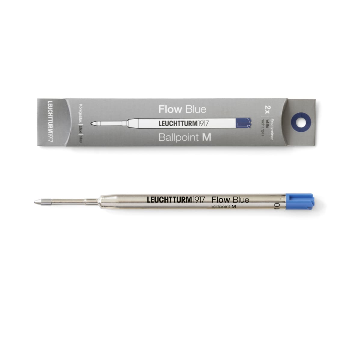 Pack leuchtturm1917 Doble Repuesto Drehgriffel Nr. 1 Bolígrafo M Royal Blue2