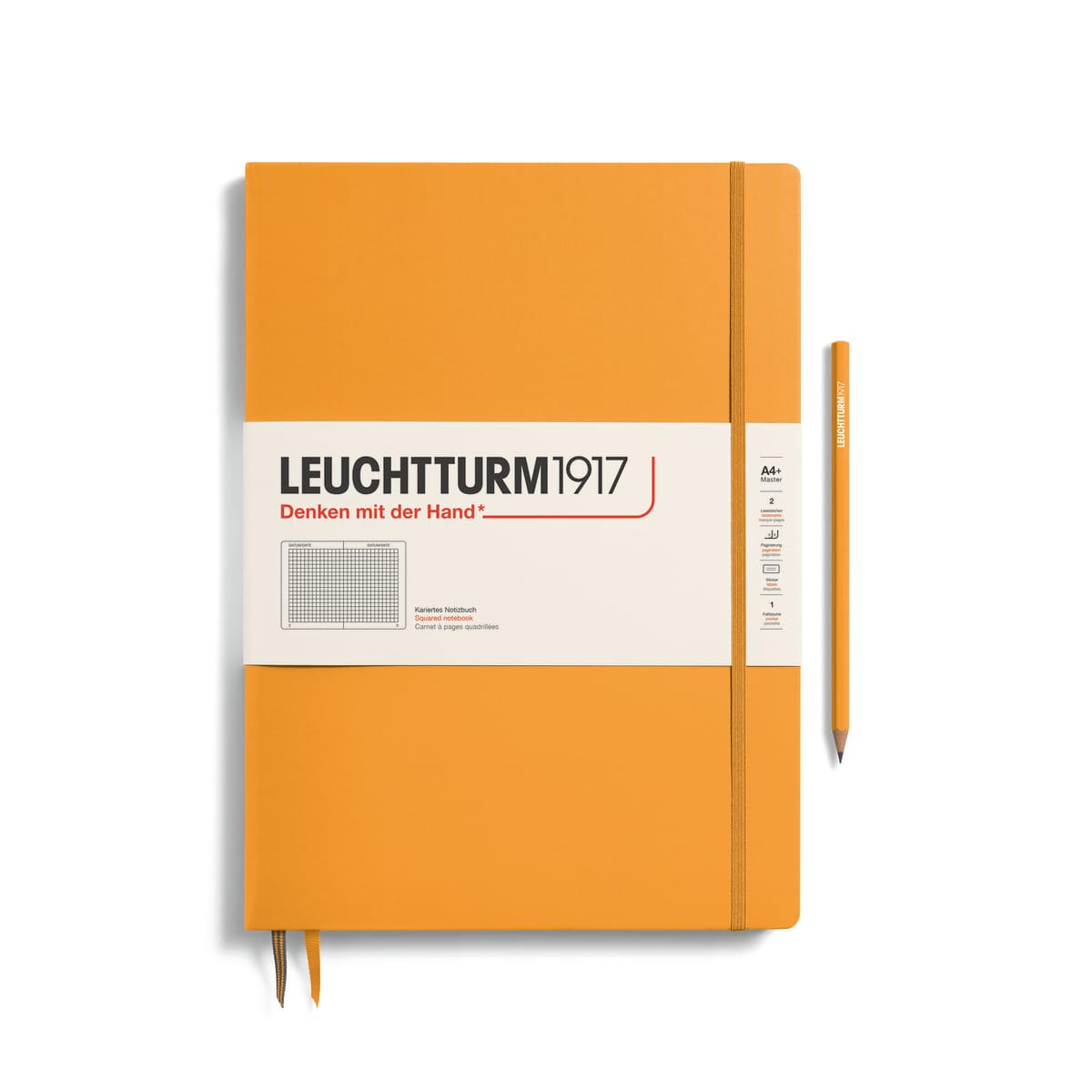 Cuaderno Leuchtturm1917 Master Slim A4 Cuadros, Rising Sun1