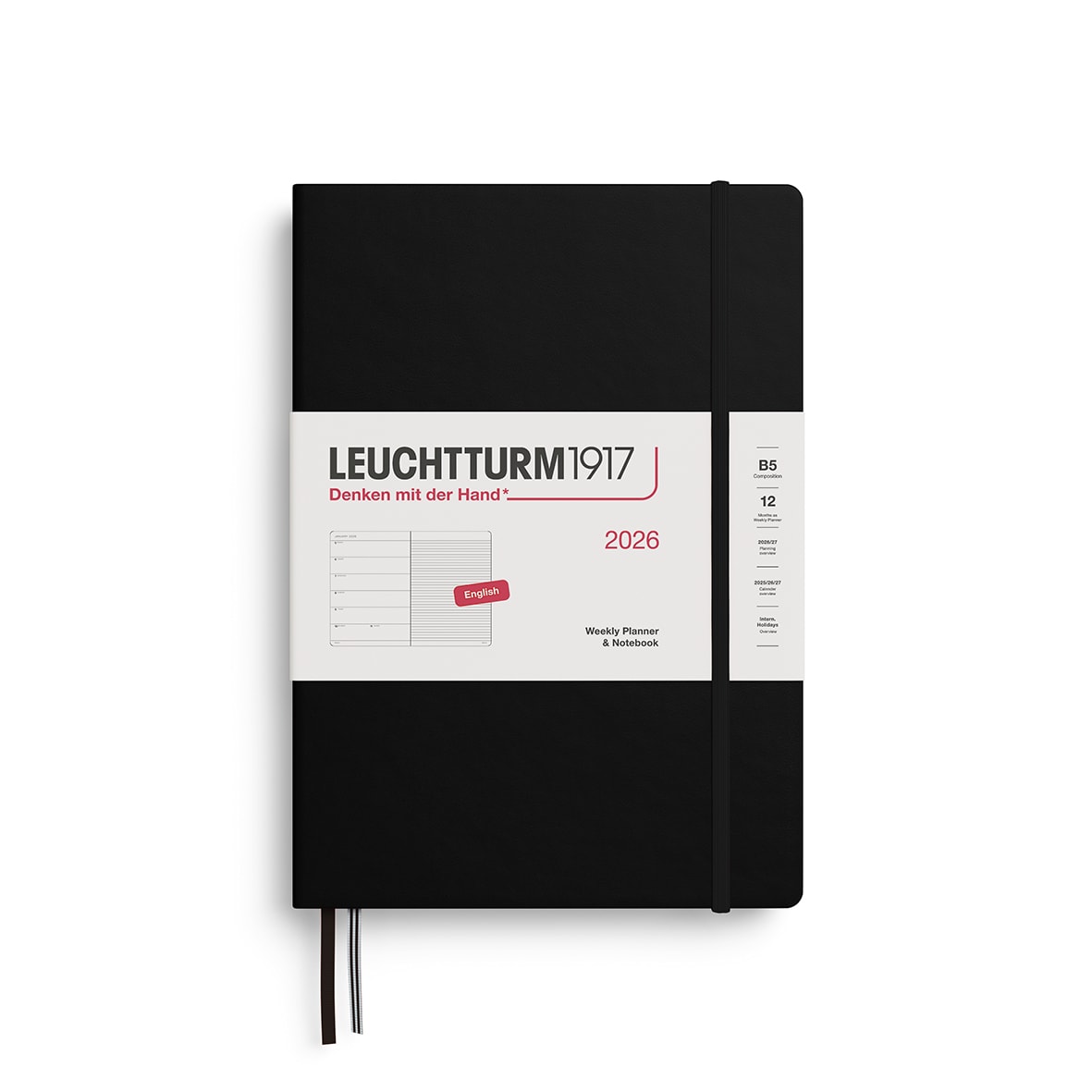 Agenda 2026 leuchtturm1917 Semanal & Libreta Composición B51