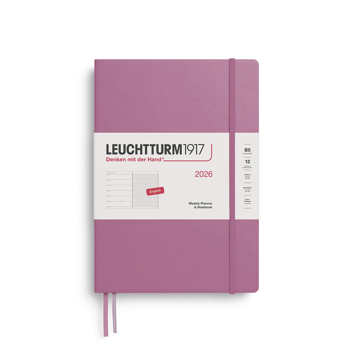 Agenda leuchtturm1917 2026 Semana Vista, Libreta Composition1