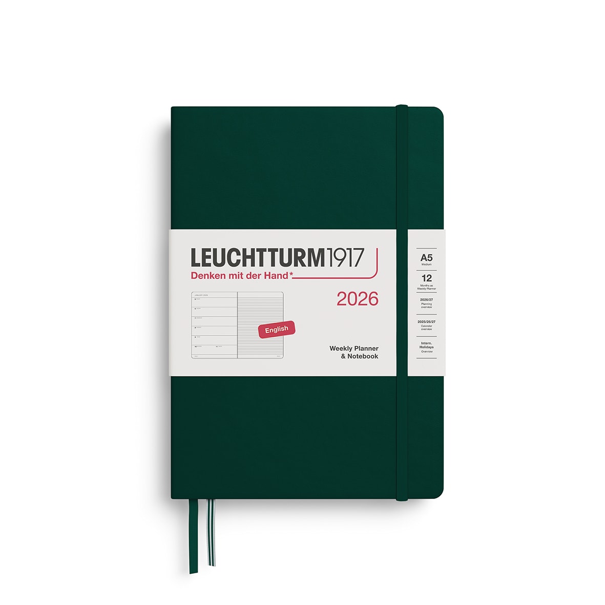 Agenda leuchtturm1917 2026 Semanal & Libreta Mediana_A51