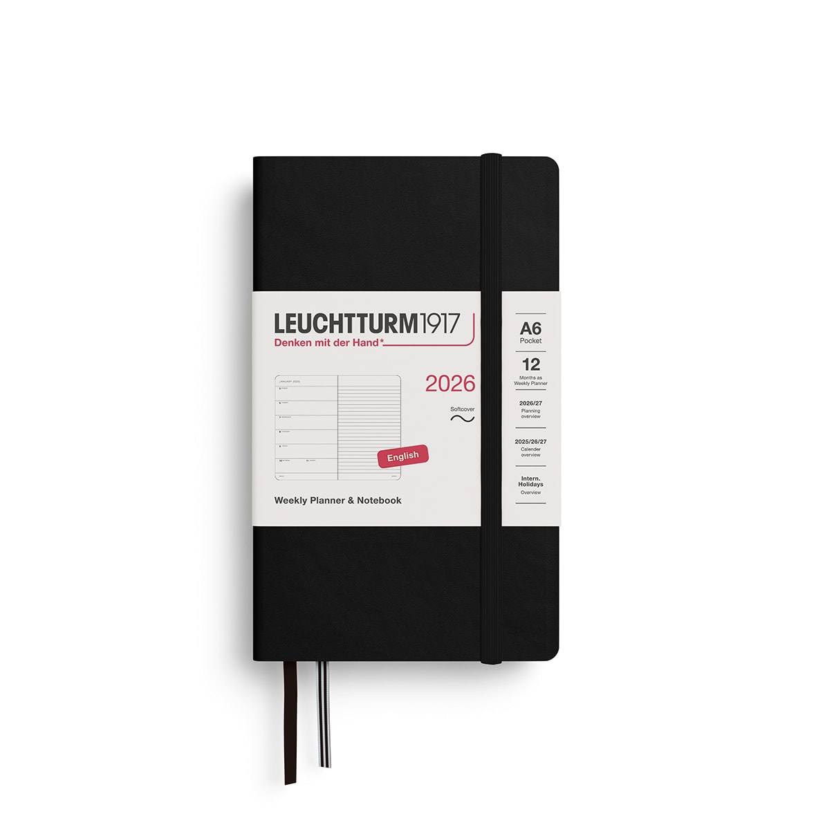 Agenda Leuchtturm1917 2026 Semanal &Libreta Pocket T.Blandas1