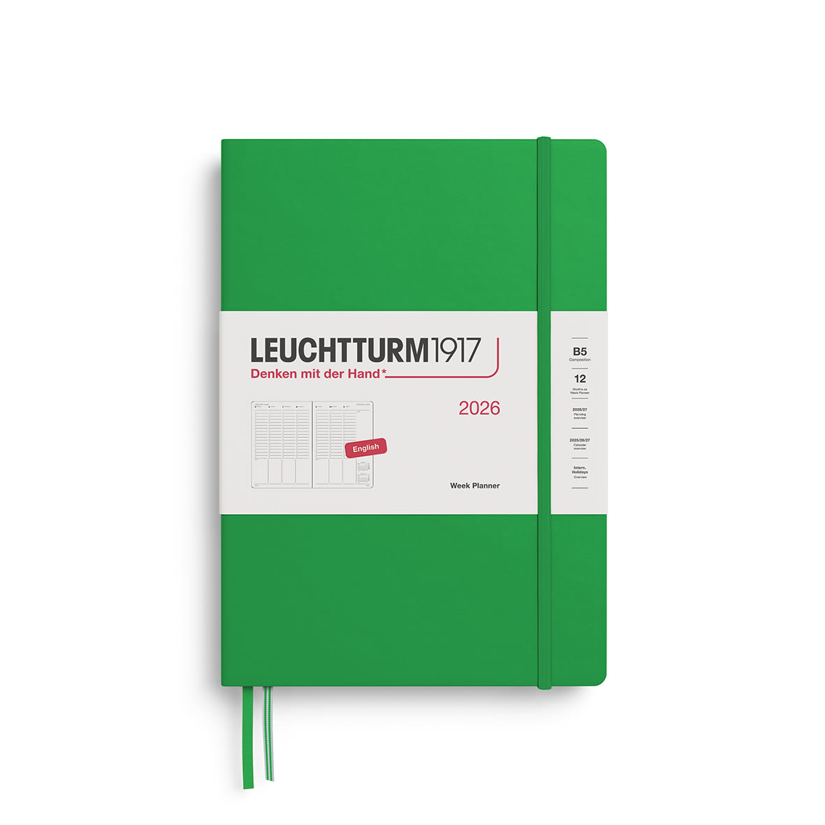 Agenda 2026 leuchtturm1917 Semanal & Libreta Composición_B51