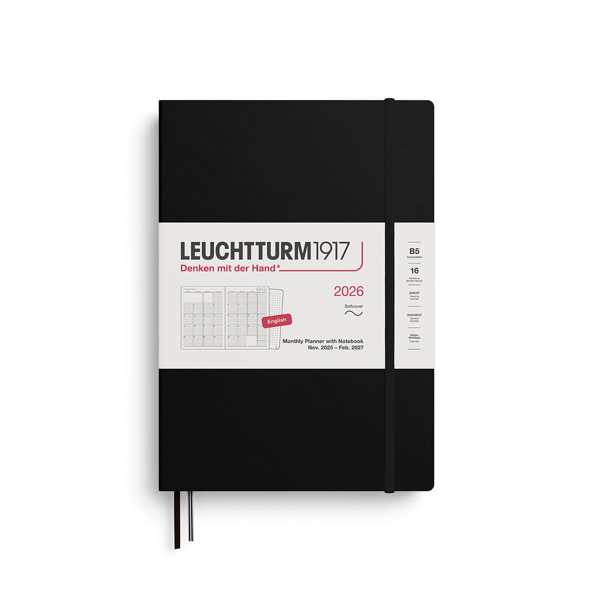 Agenda 2026 leuchtturm1917 Mensual & Libreta B5 T.blandas,1
