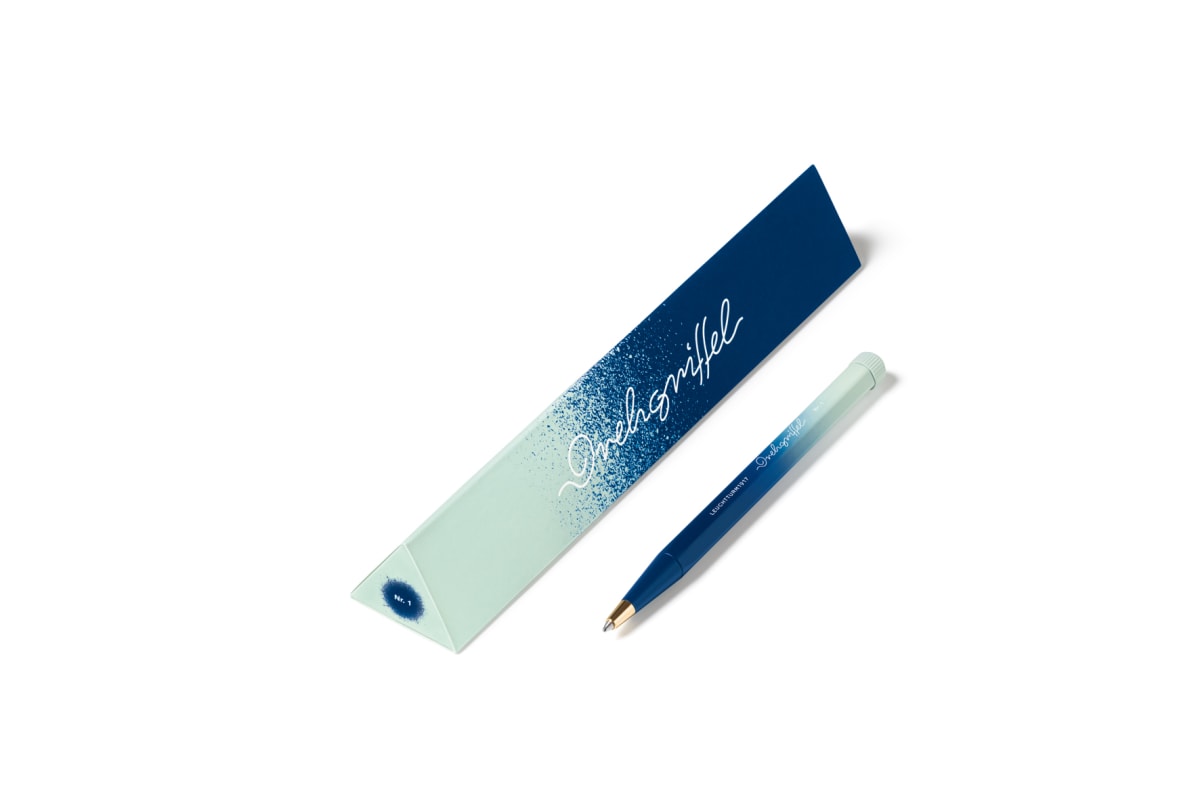 Bolígrafo Drehgriffel Nr.1 Navy/Mint Green Gradient Edition2