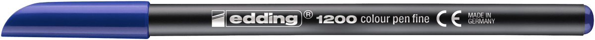 Marcador fibra Edding E-1200 Azul1