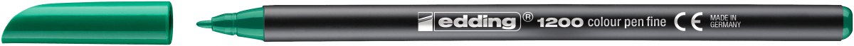 Marcador fibra Edding E-1200 Verde