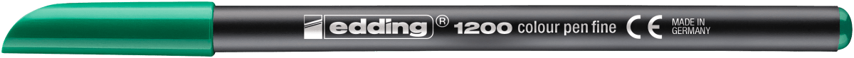 Marcador fibra Edding E-1200 Verde