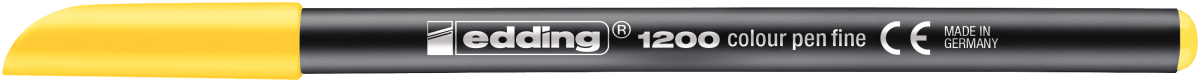 Marcador fibra Edding E-1200 Amarillo