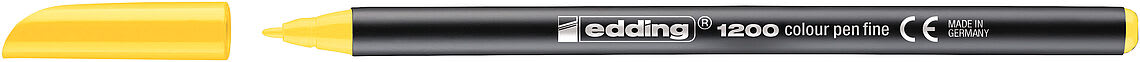 Marcador fibra Edding E-1200 Amarillo