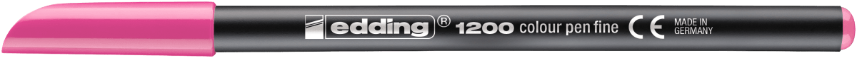Marcador fibra Edding E-1200 Rosado1