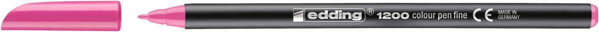 Marcador fibra Edding E-1200 Rosado2