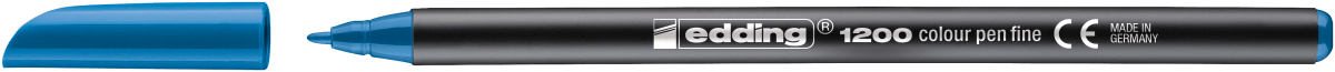 Marcador fibra Edding E-1200 Celeste2