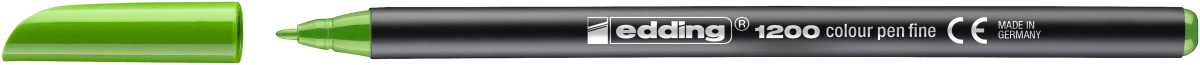 Marcador fibra Edding E-1200 Verde claro2