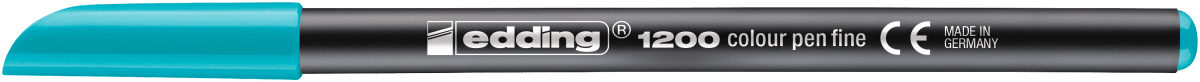 Marcador fibra Edding E-1200 Turquesa1
