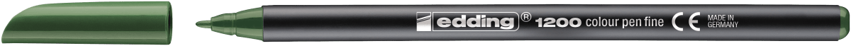 Marcador fibra Edding E-1200 Verde olivo2