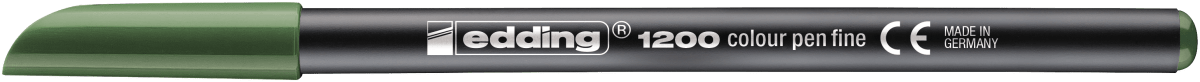 Marcador fibra Edding E-1200 Verde olivo