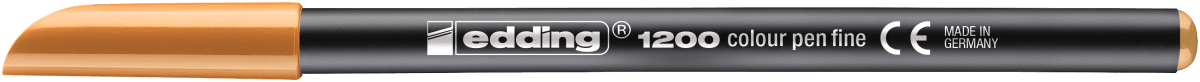 Marcador fibra Edding E-1200 Naranjo claro
