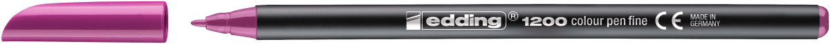 Marcador fibra Edding E-1200 Magenta2