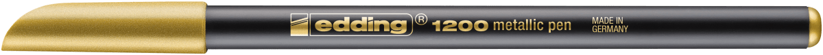 Marcador fibra Edding E-1200 Dorado metalizado1