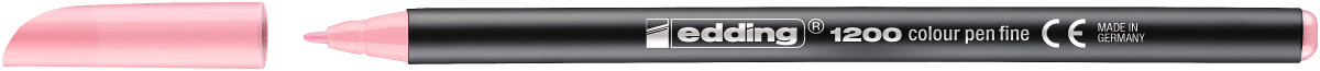 Marcador fibra Edding E-1200 Rosado Pastel