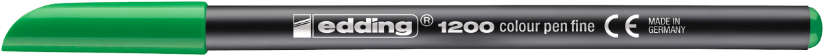 Marcador fibra Edding E-1200 Verde fluor1