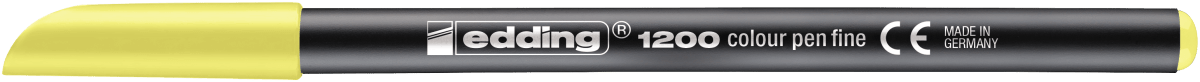 Marcador fibra Edding E-1200 Amarillo fluor1