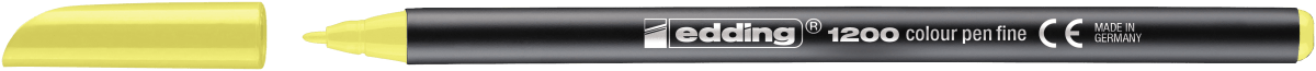 Marcador fibra Edding E-1200 Amarillo fluor