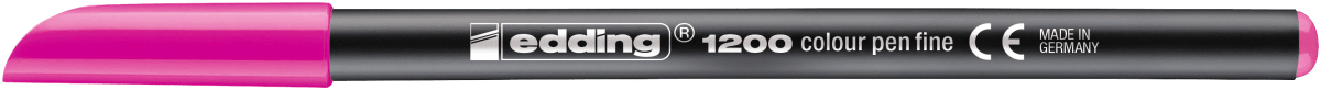 Marcador  fibra Edding  E-1200  Rosado fluor