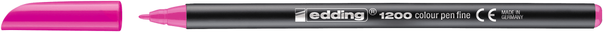 Marcador  fibra Edding  E-1200  Rosado fluor