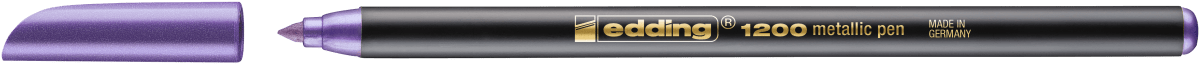 Marcador fibra Edding E-1200 Morado metalizado