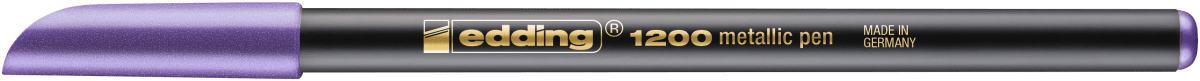 Marcador fibra Edding E-1200 Morado metalizado