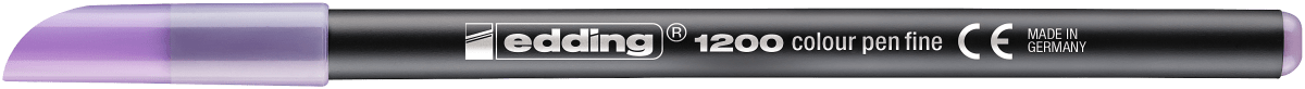 Marcador fibra Edding E-1200 Lavanda Pastel1