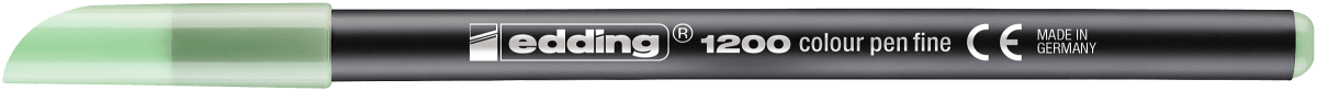 Marcador fibra Edding E-1200 Verde Pastel1