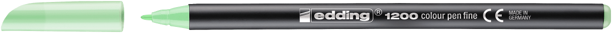 Marcador fibra Edding E-1200 Verde Pastel2