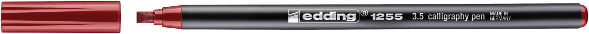 Marcador caligráfico Edding E-1255 Carmesí2