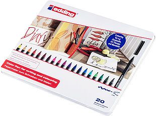 Set 20 marcadores fibra Edding E-1300 surtido1