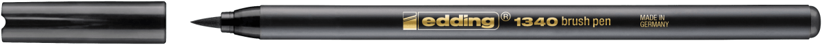 Marcador punta pincel Edding-1340 Negro2