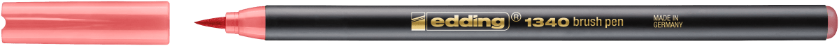 Marcador punta pincel Edding-1340 color Coral1