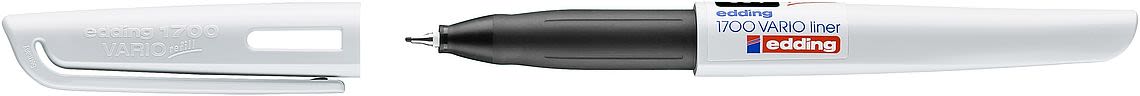 Tiralineas Edding E-1700 Vario White Negro Signpen1