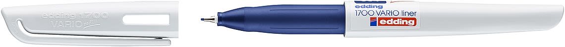 Tiralineas Edding E-1700 Vario White Azul Signpen1