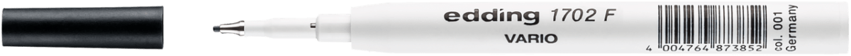 Repuesto Edding E-1702 Tinta Negro F1