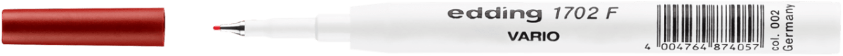Repuesto Edding E-1702 Tinta Rojo F1