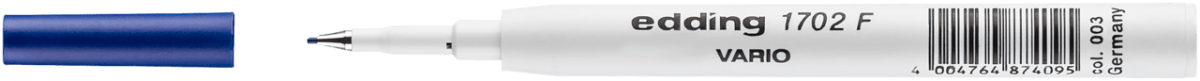 Repuesto Edding E-1702 Tinta Azul F1