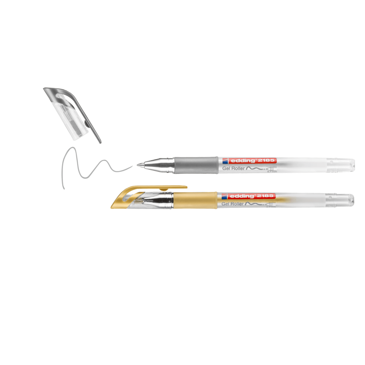 Rollerballs Gel Edding E-2185 oro/plata2