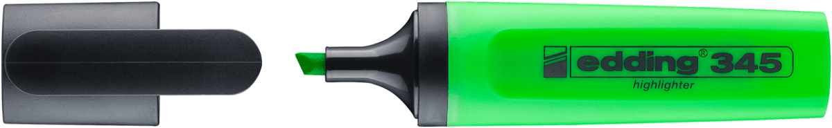 Destacador fluorescente  Edding  E-345 Verde Claro1