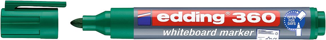 Marcador para pizarras blancas Edding 360 Verde