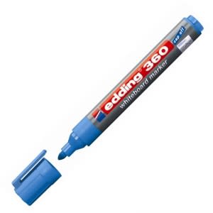 Marcador para pizarras blancas Edding 360 Celeste2