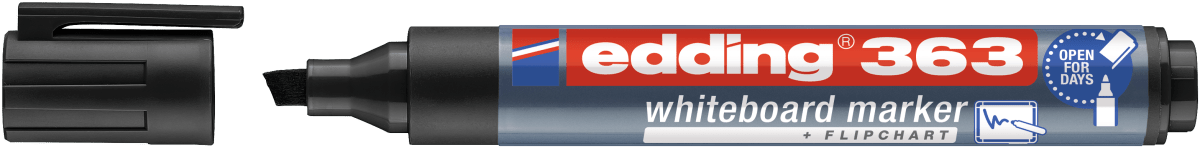 Marcador pizarras blancas Edding 363 Negro2